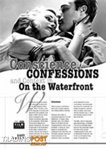 Conscience, Confessions and Context in On the Waterfront
