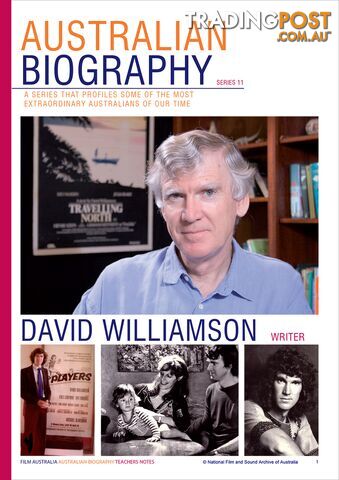 Australian Biography Series - David Williamson (Study Guide)