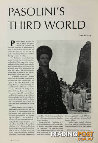 Pasolini's Third World