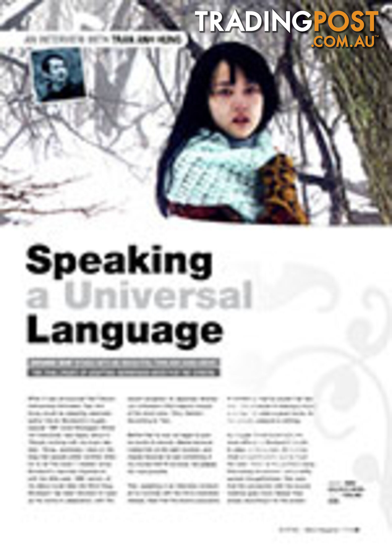 Speaking a Universal Language: An Interview with Tran Anh Hung