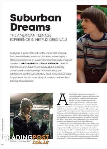 Suburban Dreams: The American Teenage Experience in Netflix Originals