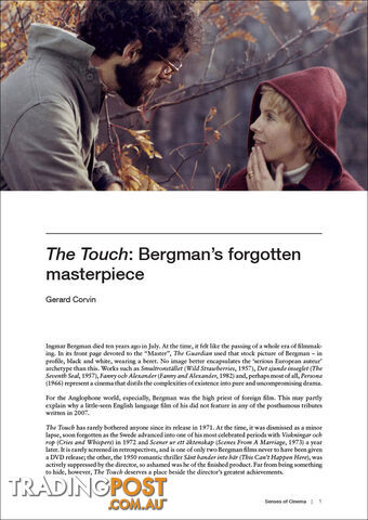 'The Touch': Bergman's forgotten masterpiece