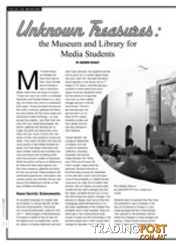 Unknown Treasures: The Museum and Library for Media Students