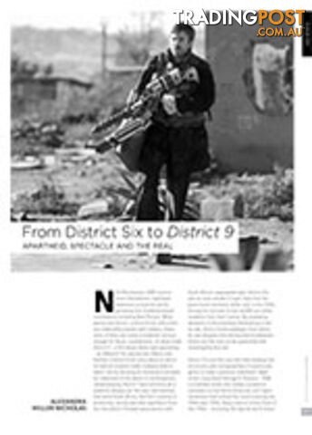 From District Six to District 9: Apartheid, Spectacle and the Real