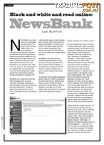 Black and White and Read Online: NewsBank