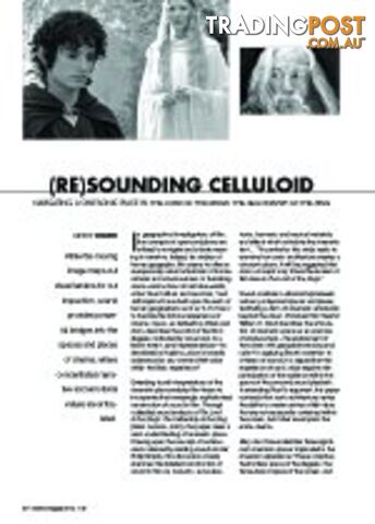 (Re)Sounding Celluloid: Navigating a Cinesonic Place in 'The Lord of the Rings: The Fellowship of the Ring' (Metro Special Feature: Sound)