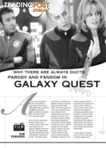 Why There are Always Ducts: Parody and Fandom in Galaxy Quest