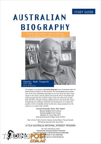Australian Biography Series - Charles 'Bud' Tingwell (Study Guide)