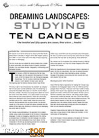 Dreaming Landscapes: Studying Ten Canoes