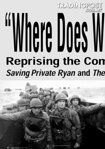 Where Does War Come From?' Reprising the Combat Film: 'Saving Private Ryan' and 'The Thin Red Line'