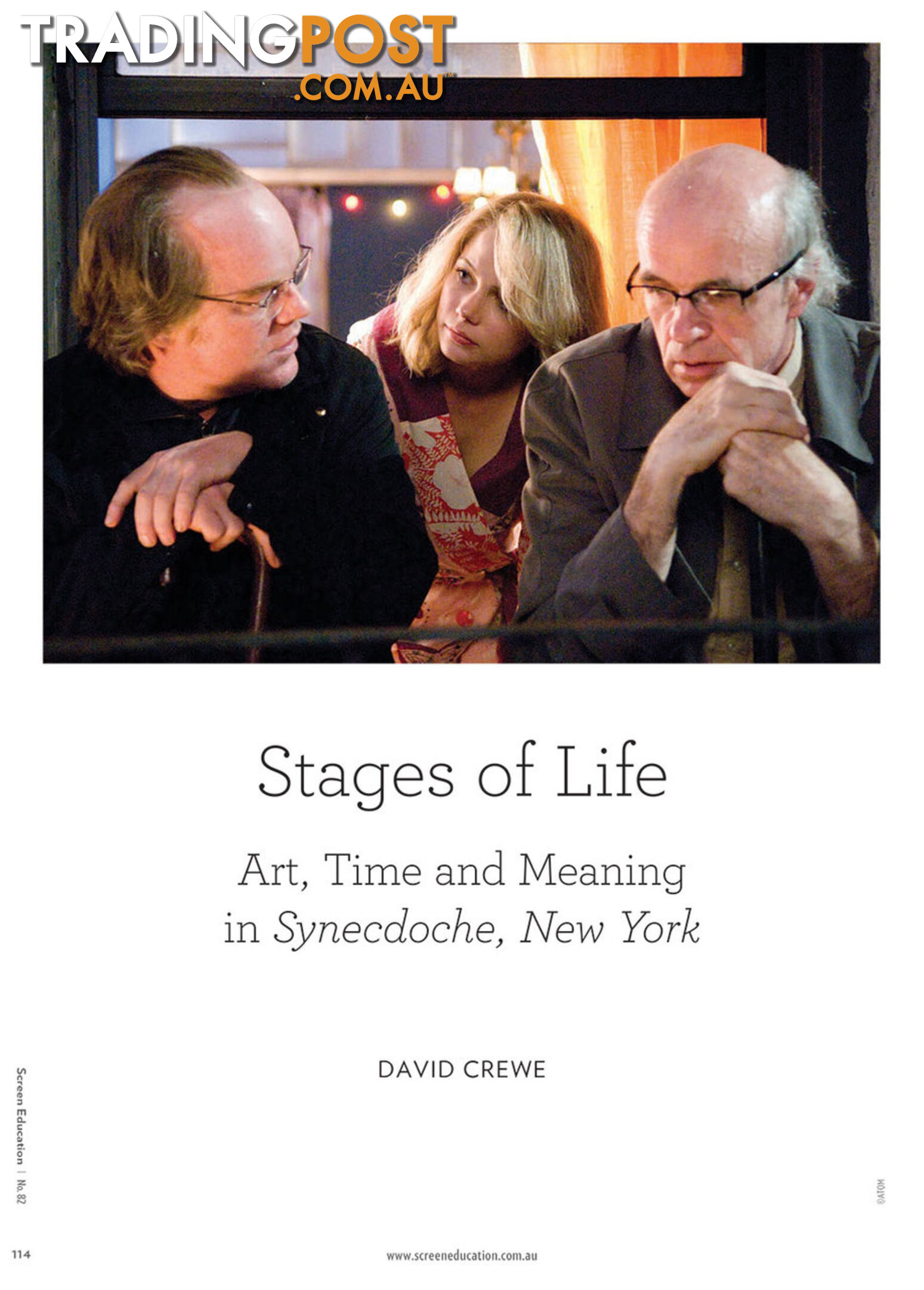 Stages of Life: Art, Time and Meaning in Synecdoche, New York