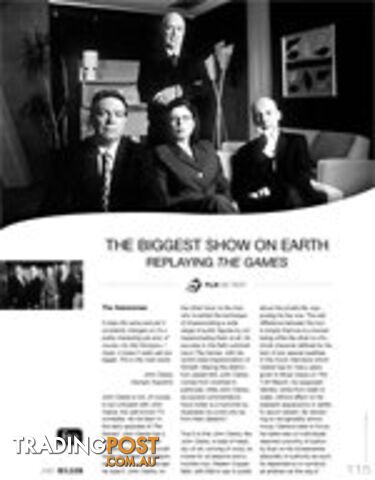 The Biggest Show on Earth: Replaying The Games