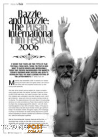 Razzle and Dazzle: The Pusan International Film Festival 2006