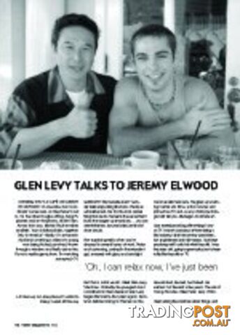 Glen Levy Talks To Jeremy Elwood