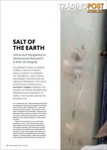 Salt of the Earth: Virtue and Vengeance n Mohammad Rasoulof's 'A Man of...