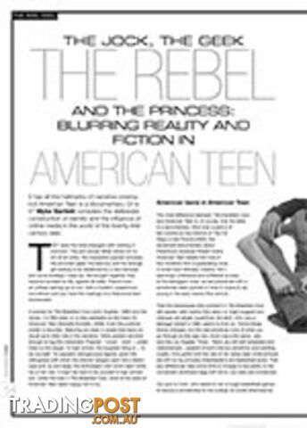 The Jock, The Geek, The Rebel and the Princess: Blurring Reality and Fiction in American Teen