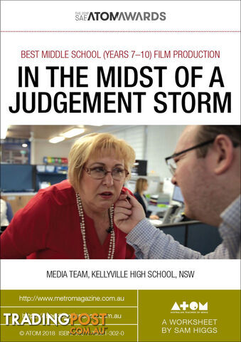 2018 SAE  Award winner: In the Midst of a Judgement Storm ( Worksheets)
