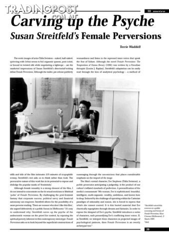 Carving Up the Psyche: Susan Streitfeld's 'Female Perversions'