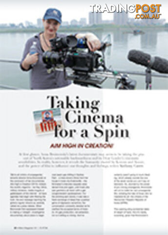 Taking Cinema for a Spin: Aim High in Creation!