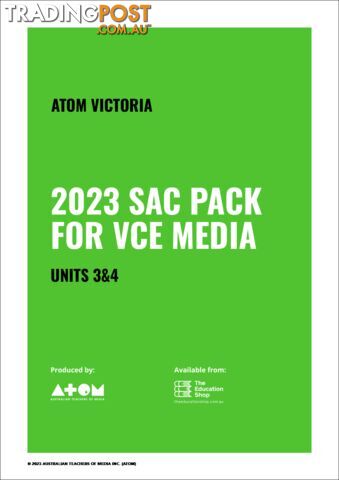 2023  SAC Pack For VCE Media Units 3&4