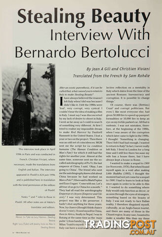 Stealing Beauty': Interview with Bernardo Bertolucci