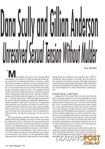 Dana Scully and Gillian Anderson: Unresolved Sexual Tension Without Mulder
