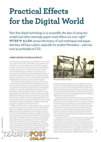 Practical Effects for the Digital World