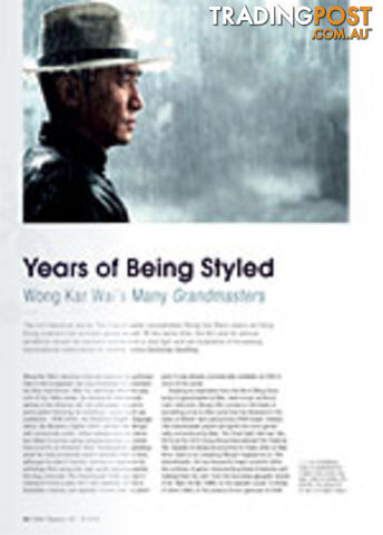 Years of Being Styled: Wong Kar Wai's Many Grandmasters