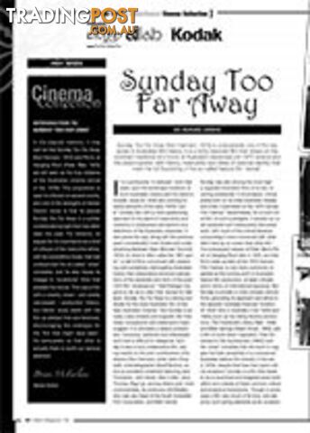 The NFSA's Kodak/Atlab Cinema Collection: Sunday Too Far Away