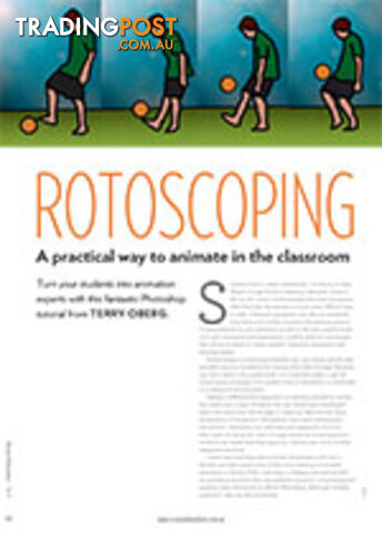 Rotoscoping: A Practical Way to Animate in the Classroom