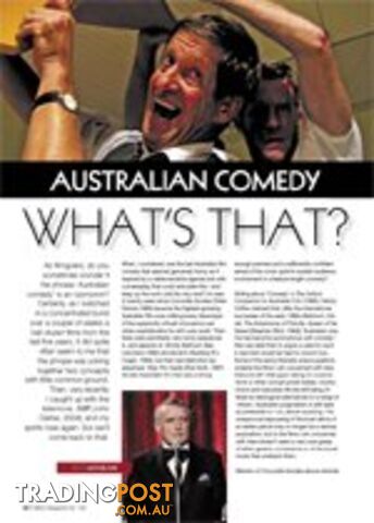 Australian Comedy: What's That?