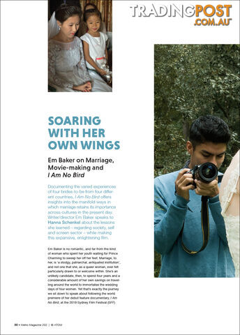 Soaring with Her Own Wings: Em Baker on Marriage, Movie-making and 'I Am No...