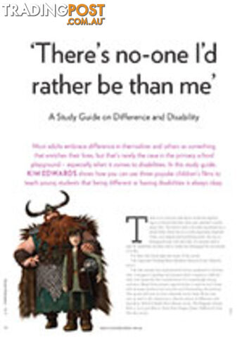 There's No-one I'd Rather Be than Me': A Study Guide on Difference and Disability