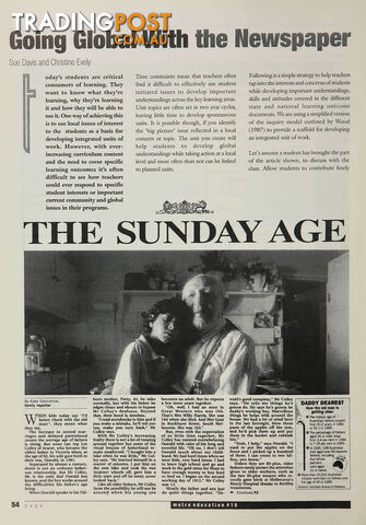 Going Global with the Newspaper