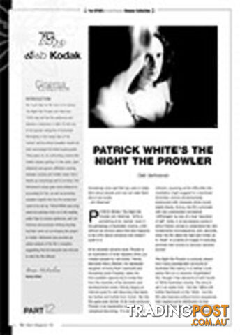 NFSA's Atlab/Kodak Cinema Collection: Patrick White's The Night the Prowler