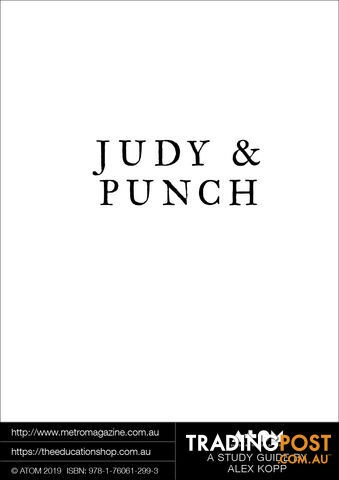 Judy & Punch ( Study Guide)