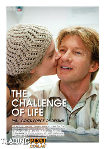 The Challenge of Life: Paul Cox's Force of Destiny