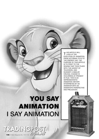 You Say Animation, I Say Animation