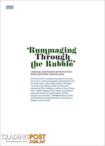 Rummaging Through the Rubble': Creative Constraints in Prototype's...