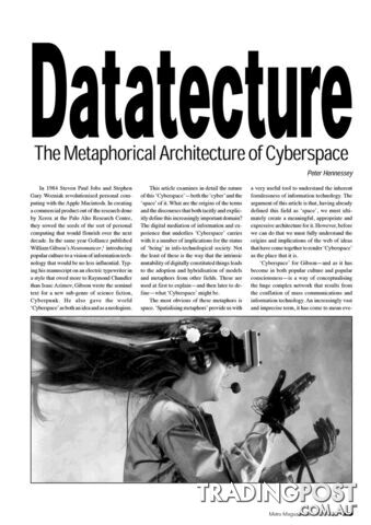 Datatecture: The Metaphorical Architecture of Cyberspace