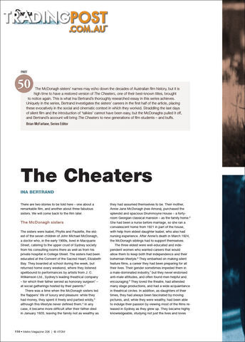 NFSA Restores Collection: 'The Cheaters'