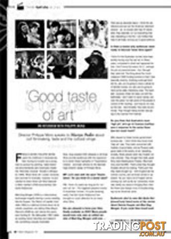 'Good Taste is the Enemy of Art': An Interview with Philippe Mora