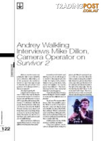 Andrey Walkling Interviews Mike Dillon, Camera Operator on 'Survivor 2'
