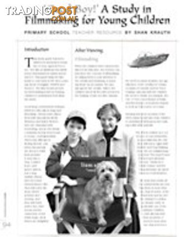 Good Boy!' A Study in Filmmaking for Young Children