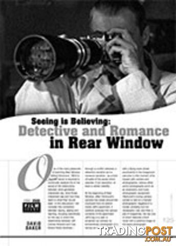 Seeing is Believing: Detective and Romance in Rear Window