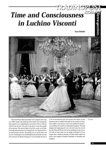 Time and Consciousness in Luchino Visconti