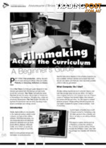 Filmmaking Across the Curriculum: A Beginner's Guide (Part 3)
