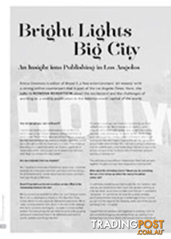 Bright Lights, Big City: An Insight into Publishing in Los Angeles