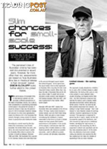 Slim Chances for Small-Scale Success: Australian Films at the US Box Office...