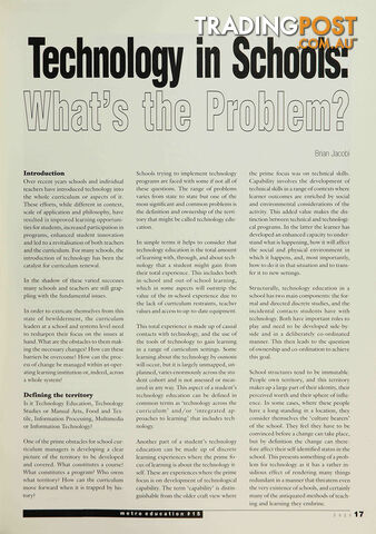 Technology in Schools: What's the Problem?